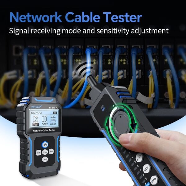 NOYAFA NF-8209Pro Ağ Test Cihazı | PoE, Ping, Kablo Takip ve Uzunluk Ölçümü