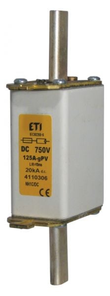 Eti NH0 gR 80A/750V DC