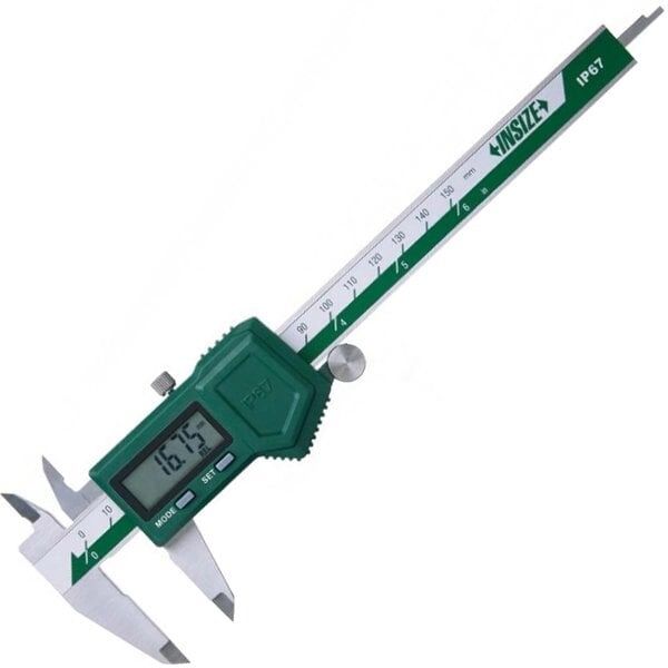 INSIZE 1118-200B IP67 Dijital Kumpas 200 mm | 0,01 mm Çözünürlük