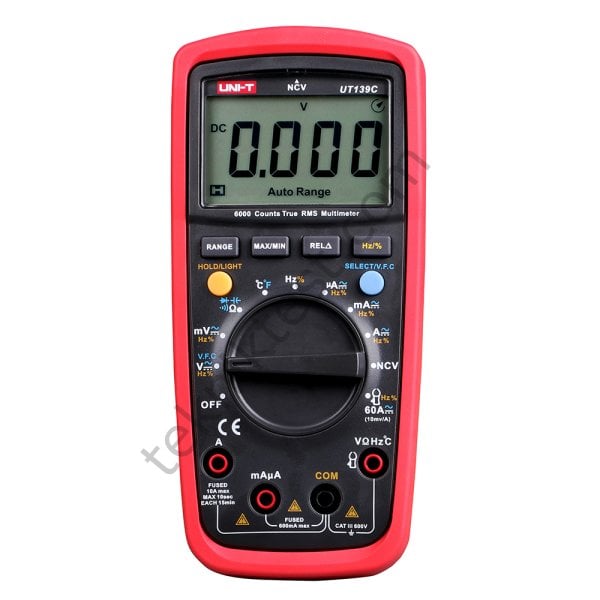 Unit UT139C Ac-Dc True rms Dijital Multimetre Isı Problu
