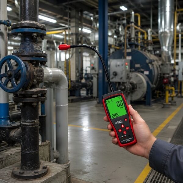 AS8800C Yanıcı Gaz Dedektörü | PPM ve %LEL Kaçak Ölçer