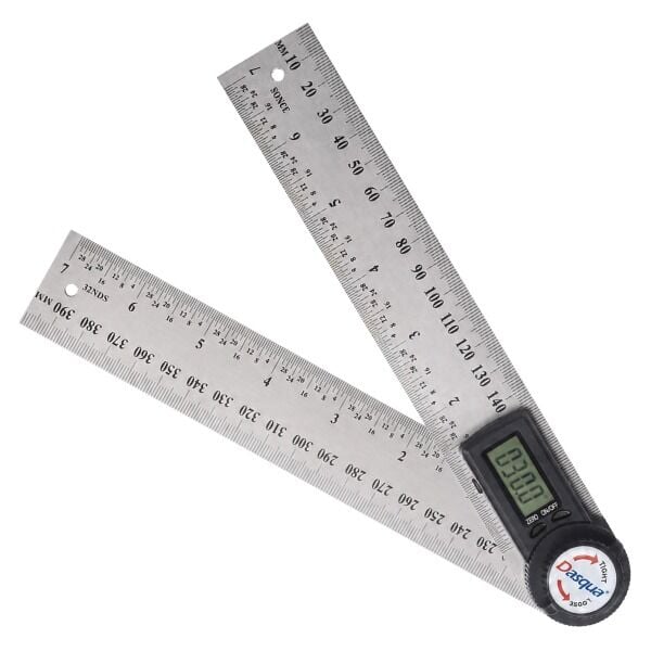 Dasqua 1022-4200 Dijital Açı Ölçer | 40 cm, 0–360°