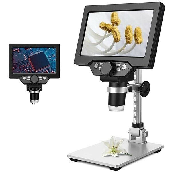 G1200 Plus+ Dijital Mikroskop | 7 İnç Ekran, 1200X