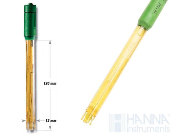 Hanna HI1332B Kimyasal Testler İçin Ph Elektrodu BNC Girişli