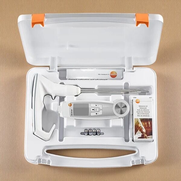 Testo 270 BT + 104-IR BT Yağ ve Sıcaklık Ölçüm Seti