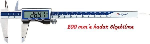 Dasqua 2115-2310 Metal Kasalı Kumpas 200mm