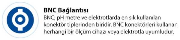 Hanna HI1230B Genel Kullanım İçin Ph Probu ( BNC Girişli )
