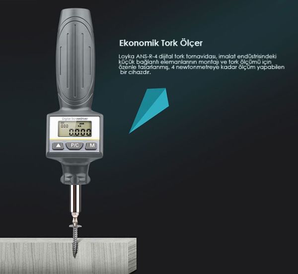 Loyka ANS-R-8 Dijital Torklu Tornavida Seti 8Nm