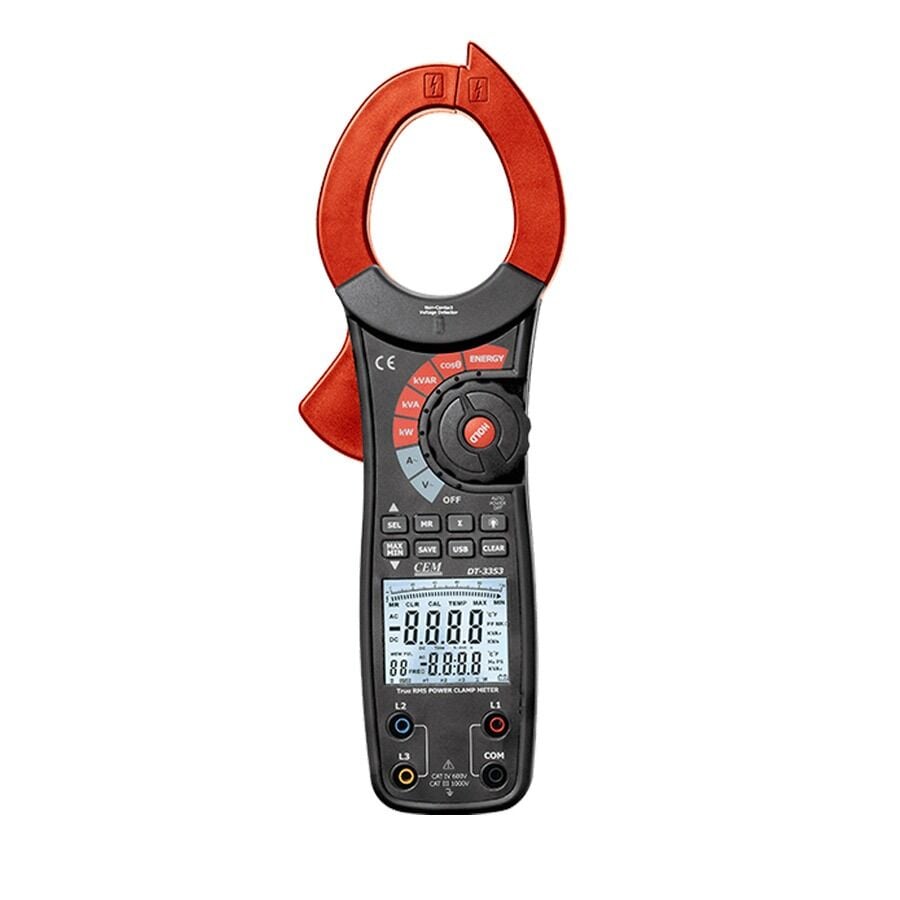 CEM DT-3353 AC TRMS Güç Pens Ampermetresi