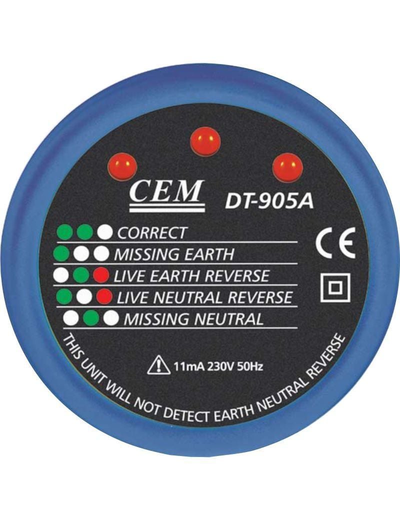 CEM DT-905A Soket Polarite Test Cihazı