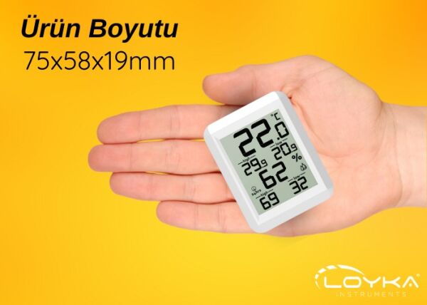 Loyka Elite2 Min Max Sıcaklık Nem Ölçer | 2 'li Paket
