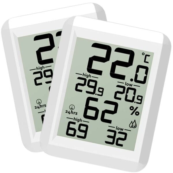 Loyka Elite2 Min Max Sıcaklık Nem Ölçer | 2 'li Paket