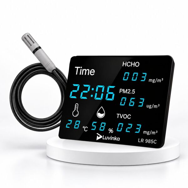 Luvinka LR985-C Hava Kalitesi Ölçer | PM2.5, TVOC, HCHO
