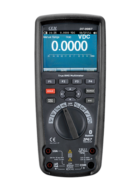 Cem DT-9987 Profesyonel T-RMS Endüstriyel Multimetre ''1000V - AC/DC''