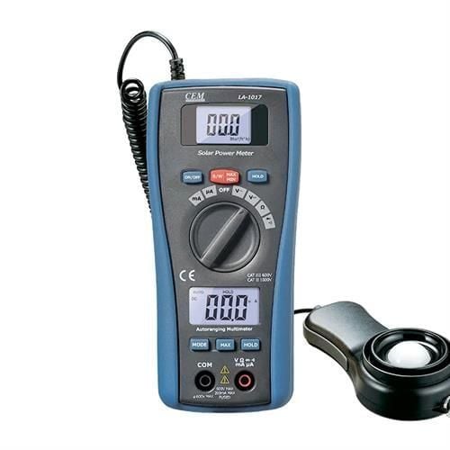 Cem LA-1017 Güneş Enerjisi Ölçer ve Dijital Multimetre