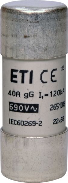Eti CH22x58 gG 40A/690V