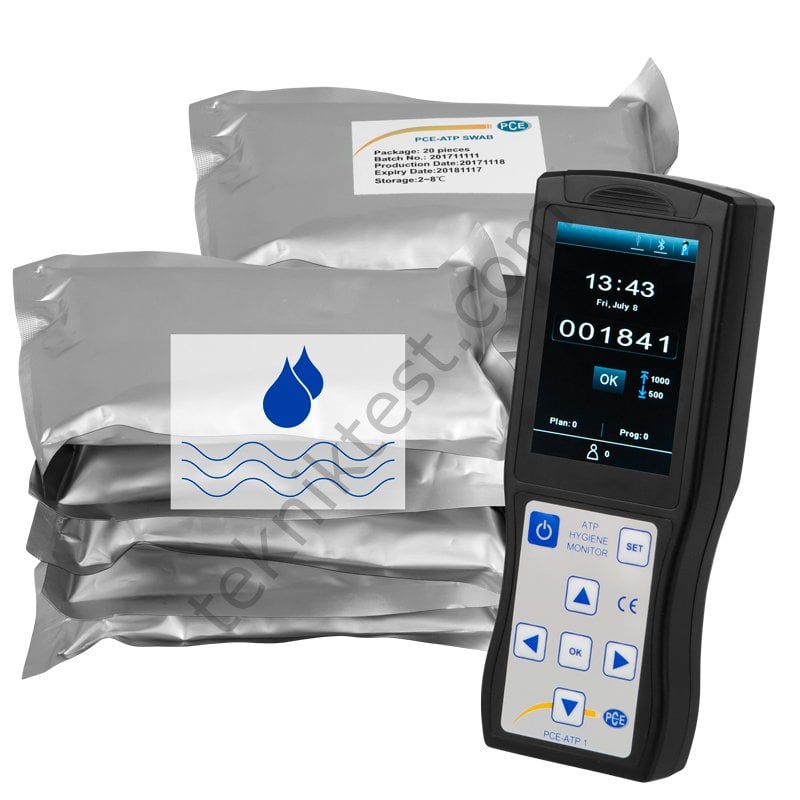 PCE-ATP 1-KIT3 Bakteri Ölçüm Cihazı ( Cihaz + 1 paket LIQ-SWAB + 1 paket SWAB)