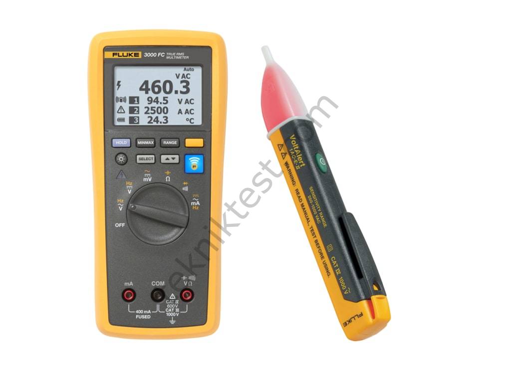Fluke 3000FC/1AC-II Dijital Multimetre Ve Aksesuar Kiti
