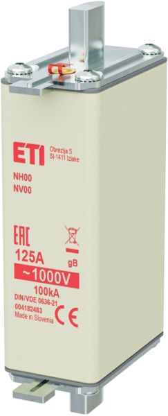 Eti NH00/85 gB 125A/1000V