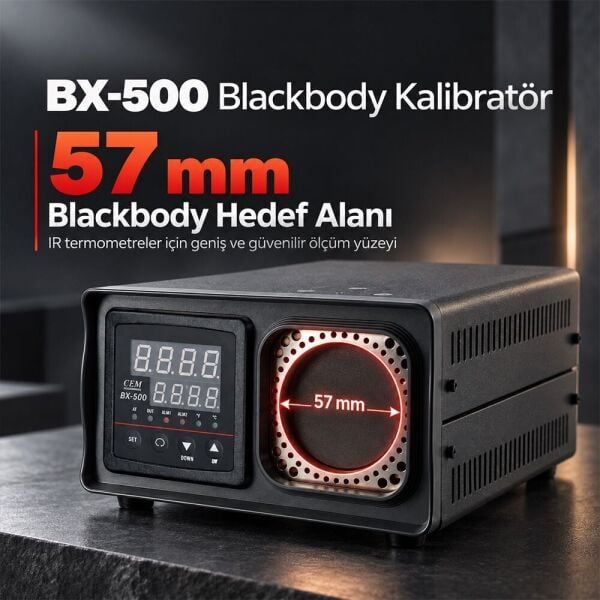 CEM BX-500 50–500°C Kızılötesi Termometre Kalibratörü
