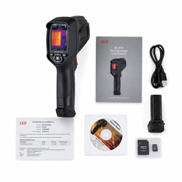 CEM DT-874 120×90 Termal Kamera -20°C–400°C