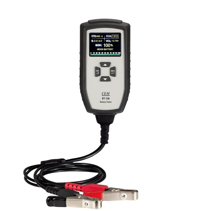 CEM BT-130 12V/24V Araç Akü ve Şarj Sistemi Test Cihazı