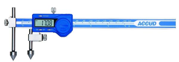 ACCUD 151-012-11 Dijital Merkez Mesafesi Ölçüm Kumpası 151 Serisi 0-300mm