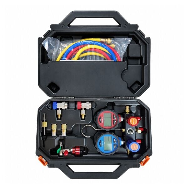 Elitech DMG-3 Dijital HVAC Manifold Seti Çoklu Gaz Destekli