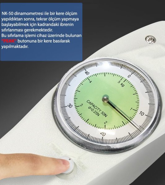 NK 50 (Hassas) Analog Dinamometre, Kuvvet Ölçer