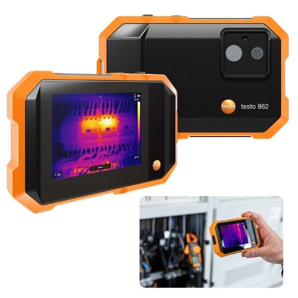 Testo 862-1 Cep Tipi Termal Kamera 160×120 550°C