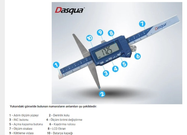Dasqua 2330-1105 Derinlik Kumpası
