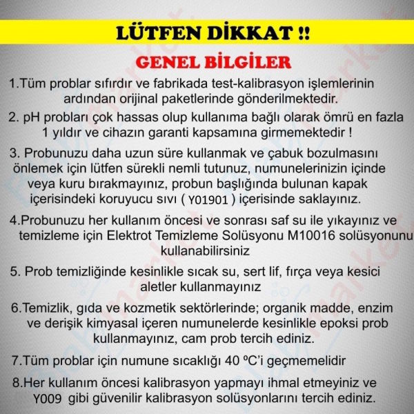 Milwaukee MW101 Portatif pH Metre - pH Ölçer - Ölçüm Cihazı