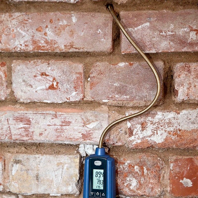 Gann Hydromette BL Compact RH-T Flex 250 Hassas Sıcaklık Ve Nem Ölçüm Cihazı ( Dew point, denge ahşap nem içeriği (EMC), mutlak nem (g/m³), entalpi (kJ/K), yaş termometre sıcaklığı (°C) ve su aktivitesi (aW) hesaplama)