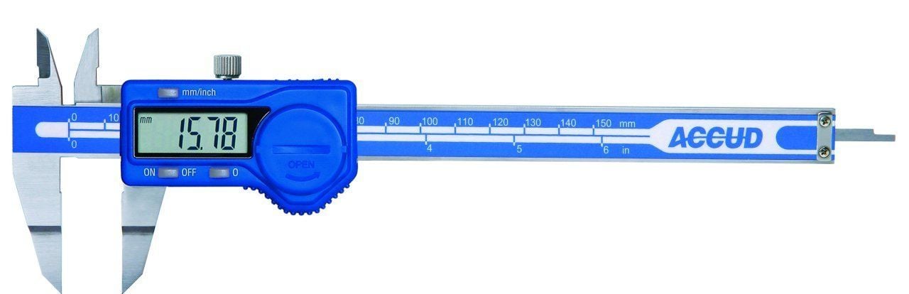 ACCUD 153-008-11 Dijital Dış Bıçak Ağızlı Kumpas 153 Serisi 0-200mm