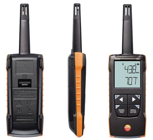 Testo 625 Nem / sıcaklık / yaş termometre / çiğleşme