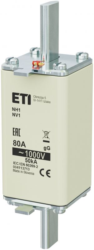 Eti NH1/85 gG 80A/1000V