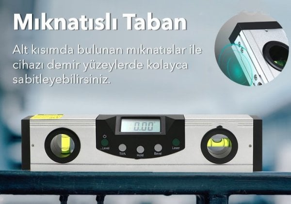 LYK 5416L-250 Dijital Su Terazisi (Lazerli) 25CM