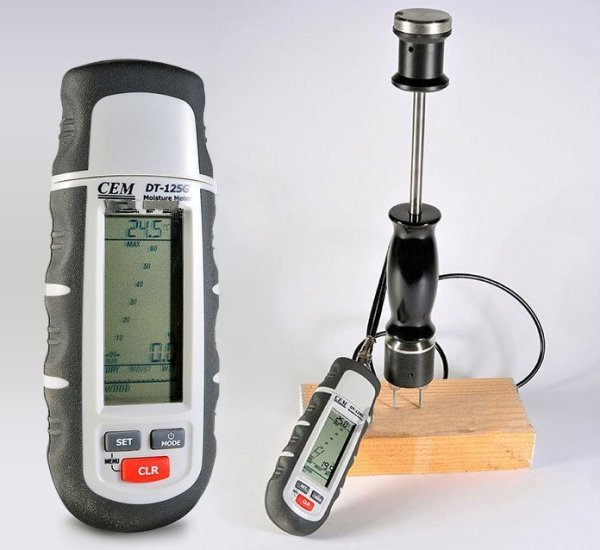Cem Dt-125G Malzeme ve Ahşap Nemi Ölçer ( Ahşap Nemi: %1 . . . %75, yapı nemi: %0,1 . . . %2,4 )