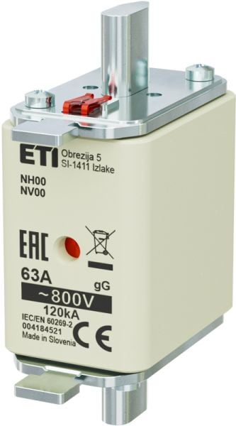 Eti NH00 gG 63A/800V
