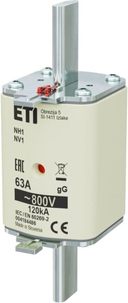 Eti NH1 gG 63A/800V