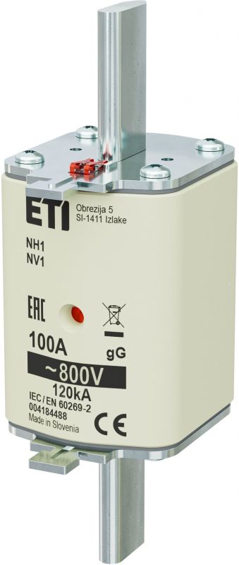 Eti NH1 gG 100A/800V