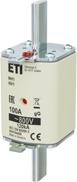 Eti NH1 gG 100A/800V