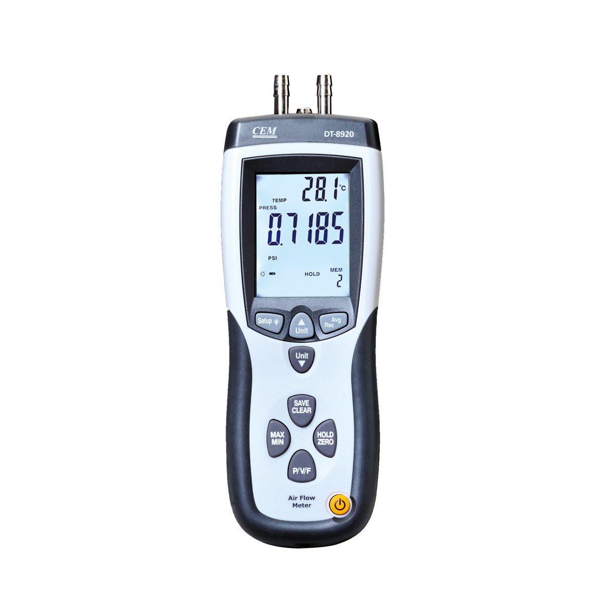 Cem DT-8920 Fark Basınç ve Akış Ölçer