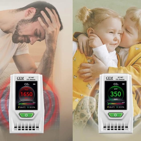 Cem DT-967 Hava Kalitesi ve Karbondioksit Ölçer