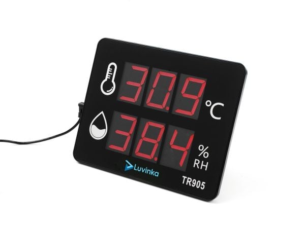 Luvinka TR905 Duvar Tipi Dijital Termo&Higrometre | Alarm-21cm Ekran