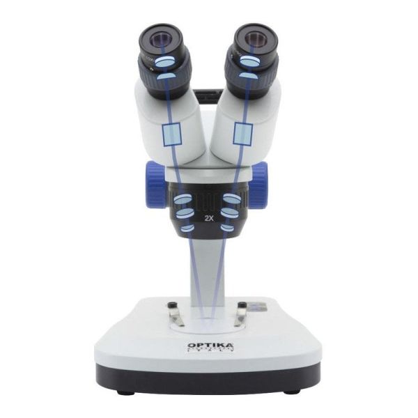 OPTIKA SFX-33 Binoküler Stereo Mikroskop - LED Öğrenci Mikroskobu 40x - Dokunmatik Panelli
