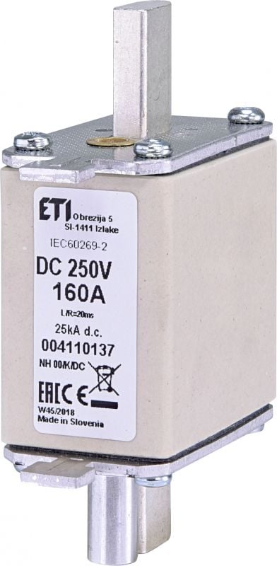 Eti NH00/K 200A/250V DC