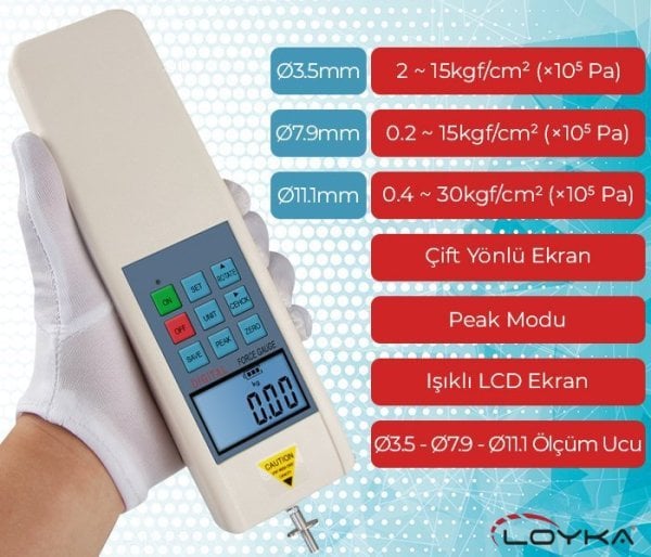 Loyka GY-4 Dijital Meyve Sertlik Ölçer Penetrometre