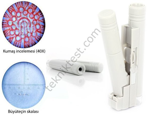 BM40X Işıklı Büyüteç Mikroskop 40X