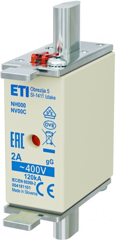 Eti NH000 gG 2A/400V